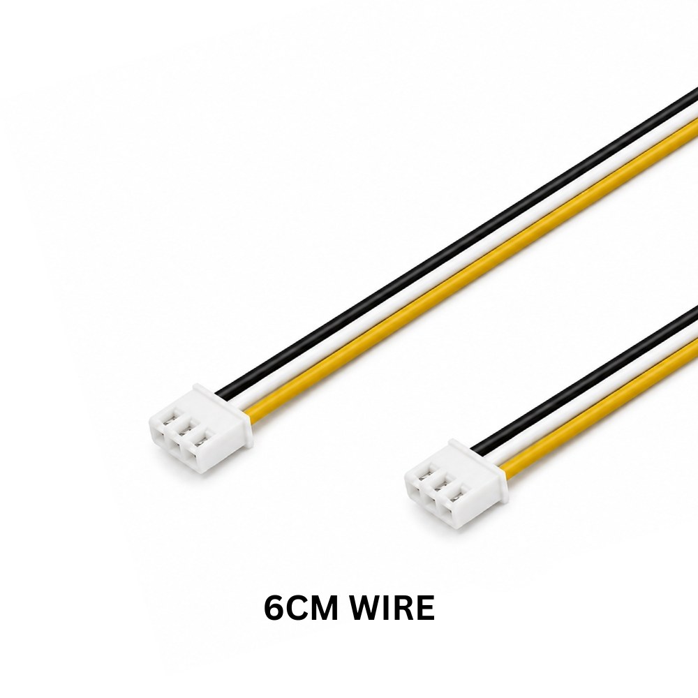 LED SHEET CONNECTOR - DOUBLE HEADS WITH 6CM WIRE - 20AWG - 3PIN - SUITABLE FOR CL-LSH-784-4824-TW