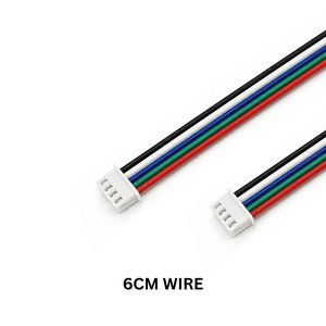 LED SHEET CONNECTOR - DOUBLE HEADS WITH 6CM WIRE - 20AWG - 5PIN - SUITABLE FOR CL-LSH-800-4824-RGBW