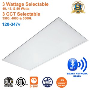 1X4 FEET BACKLIT LED PANEL LIGHT - POWER ADJUSTABLE (20W/25W/30W/35W/40W) - 5CCT (3000/3500/4000/5000/6500) -
