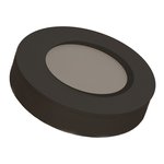 LED PUCK LIGHT 3W - 24V DC - 3CCT - 220 LM - CRI 80+ - DIMMABLE ALUMINUM RING AND HOUSING 69X15.5 CUTTING SIZE MATT BLACK CETL CERTIFICATE BLACK