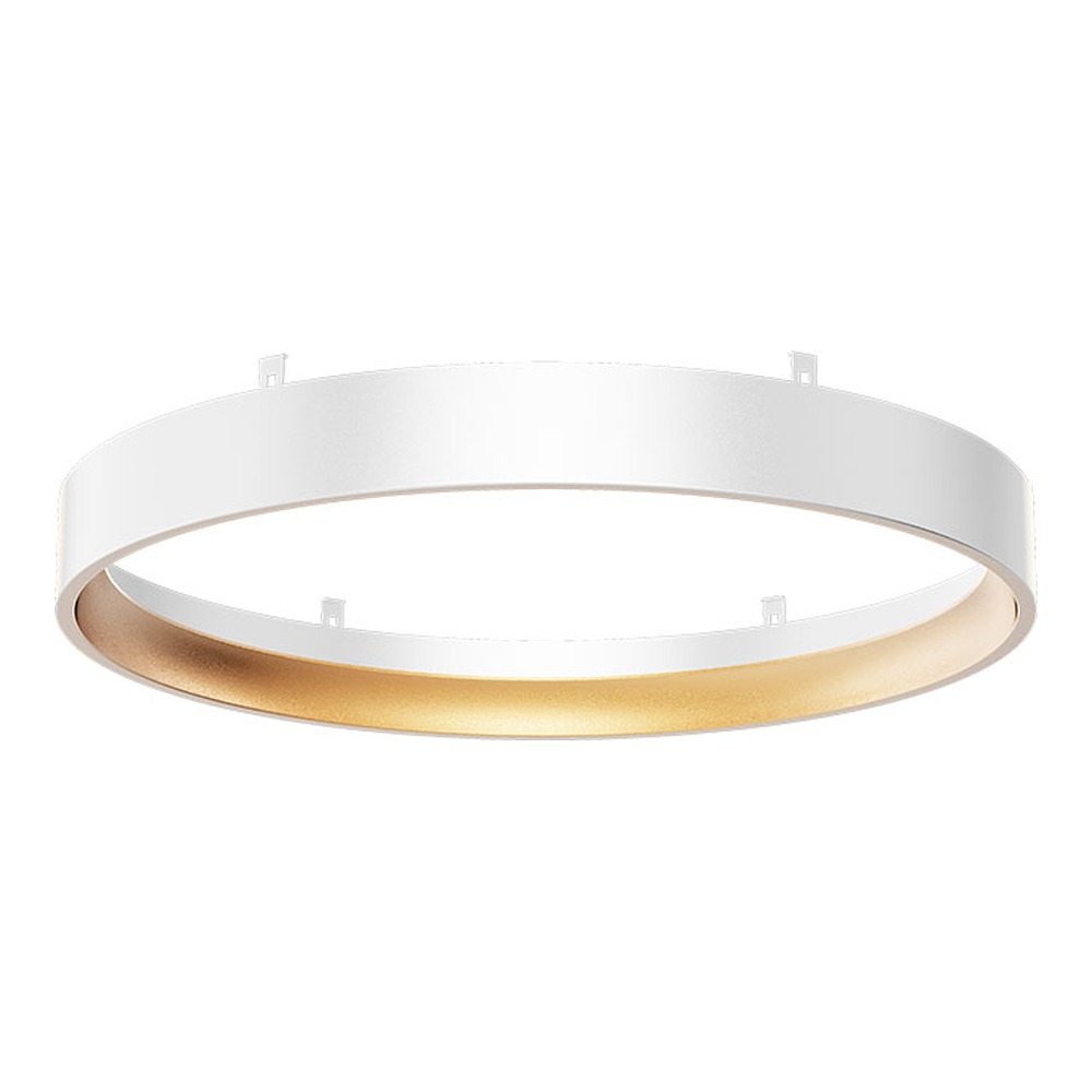 FLUSH MOUNT ACCESSORY SUITABLE FOR CL-SC1-1224-5CCT-WH - WHITE&GOLD