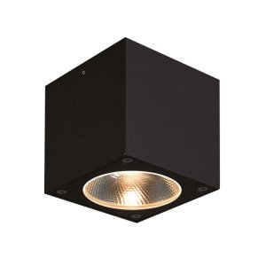 LUMINAIRE DE PLAFOND EN SAILLIE 2386 - 7W - 575LM - CRI>80 - 20° - 110-240V AC - 3000K - IP54 - NOIR