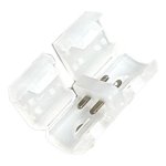 MIDDLE CONNECTOR FOR 180 DEGREE COB HIGH VOLTAGE LED STRIP LIGHT, PCB TO PCB NO WIRE