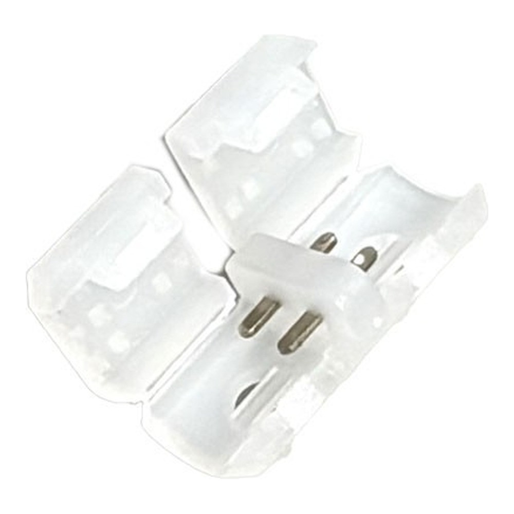 MIDDLE CONNECTOR FOR 180 DEGREE COB HIGH VOLTAGE LED STRIP LIGHT, PCB TO PCB NO WIRE