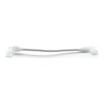 MIDDLE CONNECTOR FOR 180 DEGREE COB HIGH VOLTAGE LED STRIP LIGHT, PCB TO PCB WITH WIRE