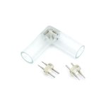 L CONNECTOR FOR 360 DEGREE HIGH VOLTAGE LED STRIP LIGHT