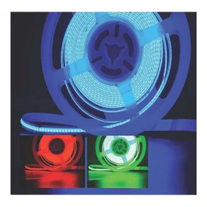 COB STRIP LIGHT 630LED/M 10MMPCB WIDTH 9W/M 24VDC 5M/ROLL IP67 RGB