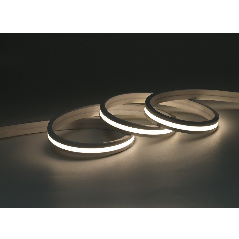 RUBAN LED CSP 8MM 320LED/M 10W/M 24V CC 950LM/M 5M/ROULEAU IP68 3000K POUR SAUNA