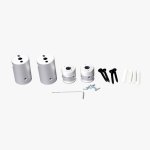 DOUBLE END VERTICAL CEILING INSTALLATION ACCESSORY INCLUDED: PENDANT END CAP\ SCREWS\ PLUG
