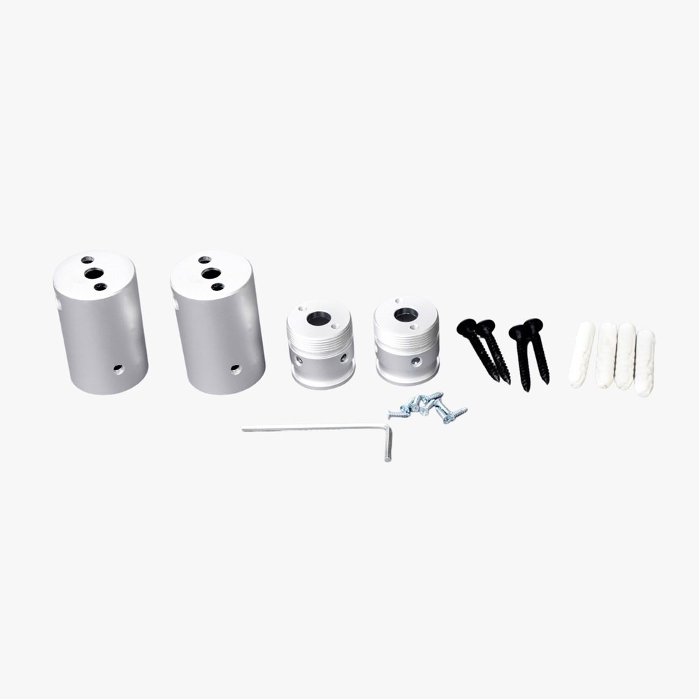 DOUBLE END VERTICAL CEILING INSTALLATION ACCESSORY INCLUDED: PENDANT END CAP\ SCREWS\ PLUG