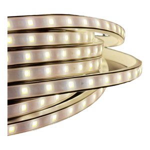 SMD STRIP LIGHT 60LED/M 6 W/M 110 V AC 50 M/ROLL , IP65 3000K , CRI80 ,250 LM/M , EACH BOX INCLUDES