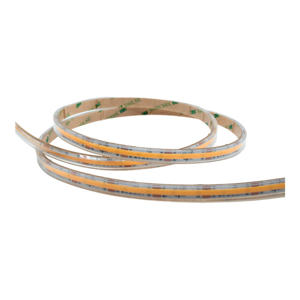 COB LONG RUN STRIP LIGHT 8MM PCB WIDTH 384 LED/M, 8W/M 24V DC, 10M/ROLL, 640 LM, IP67 4000K
