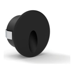 ROND MARCHE LUMINAIRE 3W/24VDC DIA 50X27MM - SMD3535 - 80LM/W - TRIAC GRADABLE DAMP LOCATION 3000K NOIR