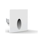 SQUARE STEP LIGHT 3W/24VDC DIA 50X50X27MM - SMD3535 - 80LM - DIMMABLE WET LOCATION 4000K WHITE