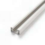 3 WIRES SURFACE MOUNTED TRACK WITH 2 ENDCAPS 8FT WHITE COLOR