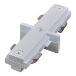 3 WIRES SURFACE MOUNTED TRACK ACCESSORIES STRAIGHT CONNECTOR A WHITE & BLACK