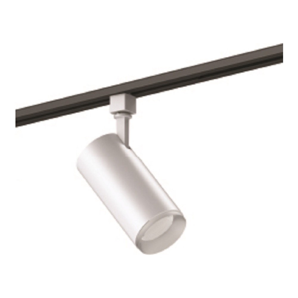 3 WIRES SURFACE MOUNTED LED TRACK LIGHT 10W 5CCT ADJUSTABLE 120VAC 1000LM PF 0.9+ CRI 90+ BEAM ANGLE 30° TRIAC (CL-TRLH-10W-5CCT-30D-WH)