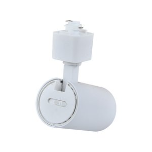 DOB 3 WIRES LED TRACK LIGHT 10W 5CCT ADJUSTABLE 120VAC 900LM CRI90 BEAM ANGLE 45D TRIAC DIMMABLE WH