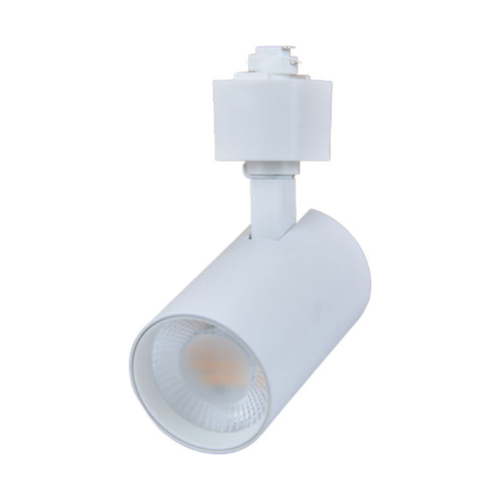 DOB 3 WIRES LED TRACK LIGHT 20W 5CCT ADJUSTABLE 120VAC 1800LM CRI90 BEAM ANGLE 45D TRIAC DIMMABLE W