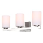 Vanity light 1327L - 20.86 inches length - 24watt - 5CCT - Osram LED chip - Damp location - Black