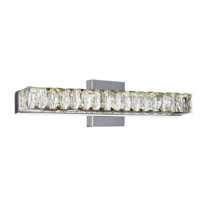 Vanity light 1334L - 26.77 inches length - 26watt - 5CCT - Osram LED chip - Damp location - Chrome