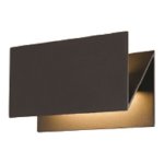 SURFACE MOUNTED WALL LIGHT 1521 - 15W - 1200LM  - 1RI>80 - 100° - 110-220 V AC - 3000K - IP54 - BLACK