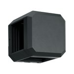 LED EXTERIOR LIGHT 110-240V - 13W - OSRAM LED CHIPS DIE-CAST ALUMINUM+PC BODY - 515 LM - 335° - 3000K - IP65 - BLACK