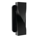 LED WALL LIGHT 110-240V - 11W - OSRAM LED CHIPS DIE CAST ALUMINUM+PC BODY - 710 LM  - 110° - IP65 - 3000K - BLACK