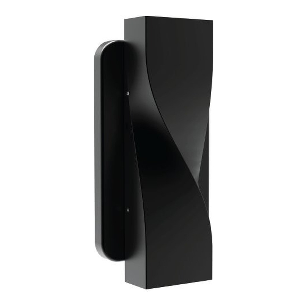 LED WALL LIGHT 110-240V - 11W - OSRAM LED CHIPS DIE CAST ALUMINUM+PC BODY - 710 LM  - 110° - IP65 - 3000K - BLACK
