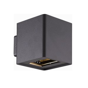 LUMINAIRE MURAL EN SAILLIE 2542 - 10W - 883LM - IRC>80 - 30°~130° - 110-220 V AC - 3000K - IP54 - NOIR