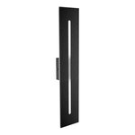 LED LINEAR WALL LIGHT, 120-277 VAC 50/60HZ, 12W, 3CCT(3000K-4000K-5000K), CRI80, 700LM, WET LOCATION, IP54, LENGTH: 50CM, BLACK