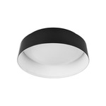 CL23P12 - ROUND, 15W, 900 LUMENS, 120V, CCT (30K, 40K, 50K). BK FINISH, WH INTERIOR. 12 DIA. X 31/2 H - BLACK