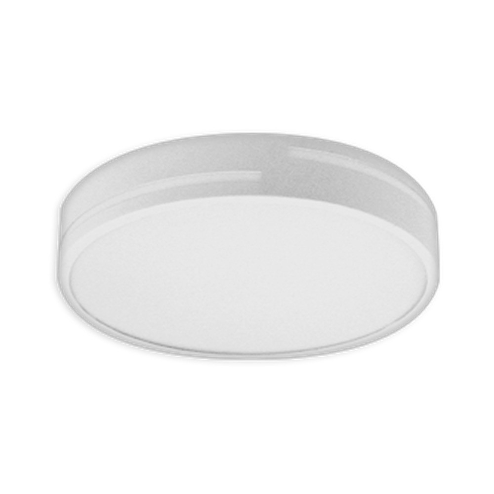 CLC-2011 - ROND - 24W - 1440 LUMENS - 120V - CCT (30K - 40K - 50K). 11 7/8 PO DIAM. X 2 PO H - BLANC