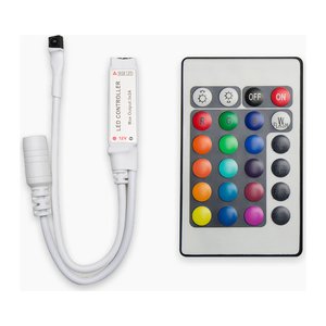 24 KEY REMOTE AND CONTROLLER FOR RGB LED STRIPS