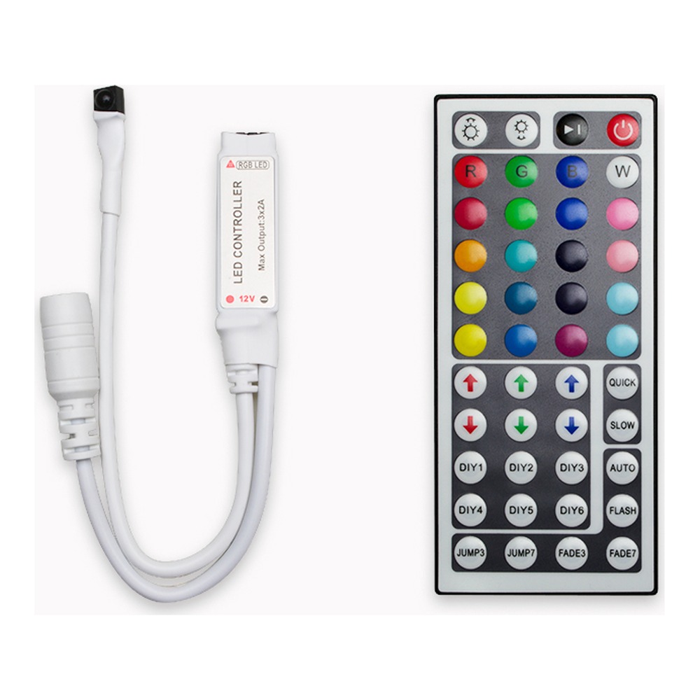 44 KEY IR REMOTE AND CONTROLLER FOR RGB LED STRIPS