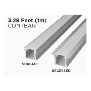 CONTINUOUS LIGHTING ALUMINUM PROFILE 1M
