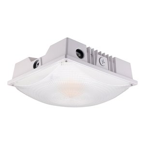 CP03 CLASSIC CANOPY LIGHT, CANOPY LIGHTS, 50W/60W/75W, 3000K/4000K/5000K, 120-347V, WHITE, DLC PREMIUM S-BEXF8Q