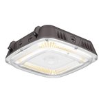 CPM, CANOPY LIGHT, SQUARE, 20W/40W/55W/65W/75W, 3000K/4000K/5000K, 120-347V, BRONZE