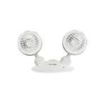 EML Emergency Lighting - Remote Head - 2x7W Heads - 6-24VDC - Thermoplastic - White - 5 Year Warranty