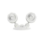 EML Emergency Lighting - Remote Head - 2x2W Heads - 6-24VDC - Thermoplastic - White - 5 Year Warranty