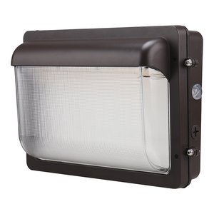 CWPS SLIM WALL PACK, WALL PACKS, 20W/30W/40W, 3000K/4000K/5000K, 120-347V, BRONZE, DLC PREMIUM S-QHZIPG