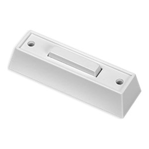 DC-B01 - BOUTON NON LUMINEUX. DEUX VIS INCLUSES - BLANC