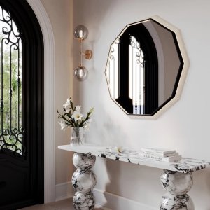 DECAGONAL LED MIRROR