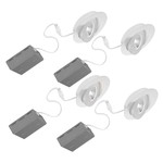 4-PACK RECESSED LIGHT LED 4 IN DIRECTIONAL 360 DEGREES 11W MATTE WHITE