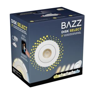 3" Directional LED Recessed Light 5CCT Pro Wet Location Airtight Matte White