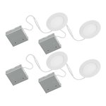 4-PACK RECESSED LIGHT LED 4 IN 11W 4CCT SELECT 2700-3000-4000-5000K AUTOMATIC