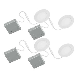 4-PACK RECESSED LIGHT LED 4 IN 11W 4CCT SELECT 2700-3000-4000-5000K AUTOMATIC