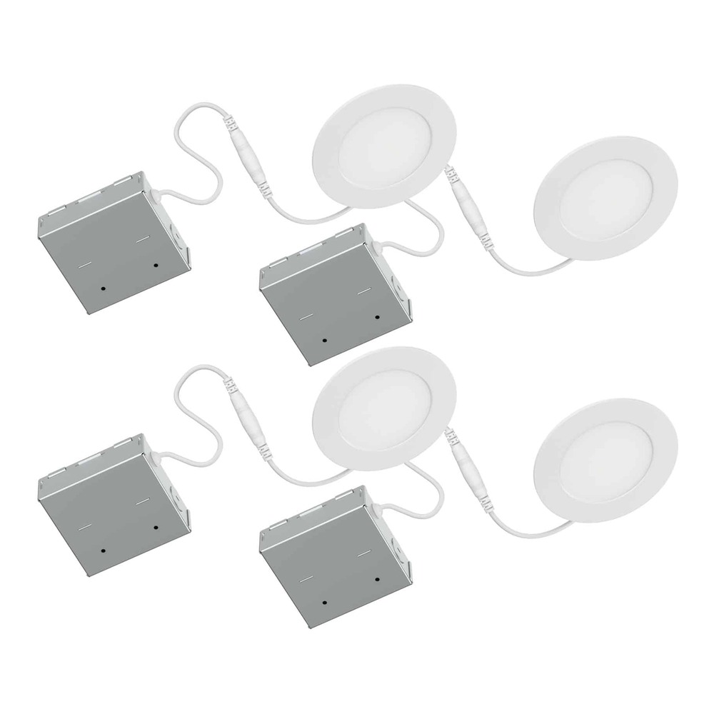 4-PACK RECESSED LIGHT LED 4 IN 11W 4CCT SELECT 2700-3000-4000-5000K AUTOMATIC