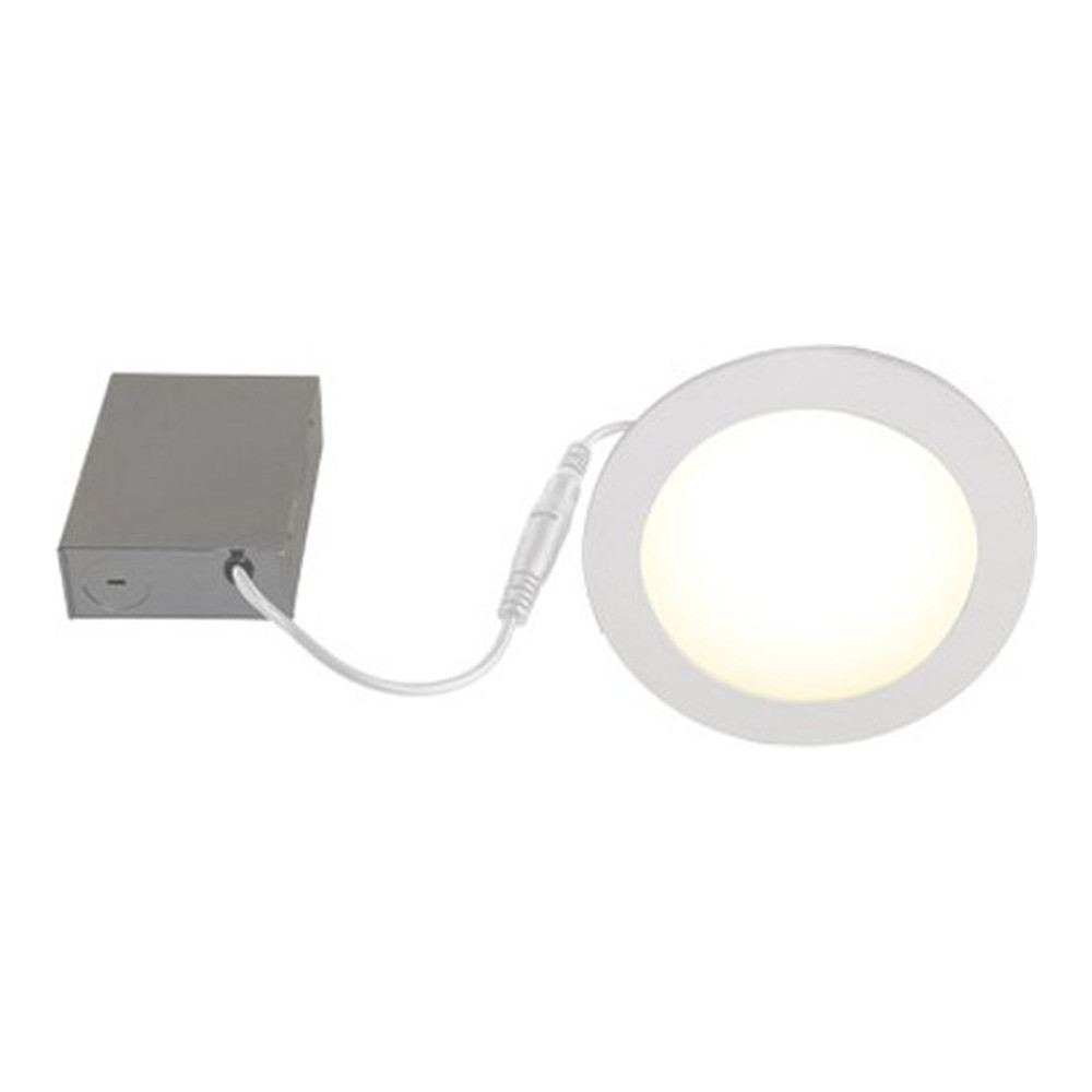6" 11W 4CCT Select 2700-3000-4000-5000K Auto LED Recessed Light Matte White