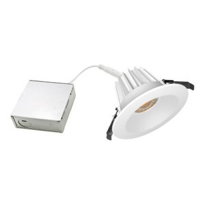 4" Anti-Glare 1000lm 3000K LED Recessed Light Wet Location Matte White